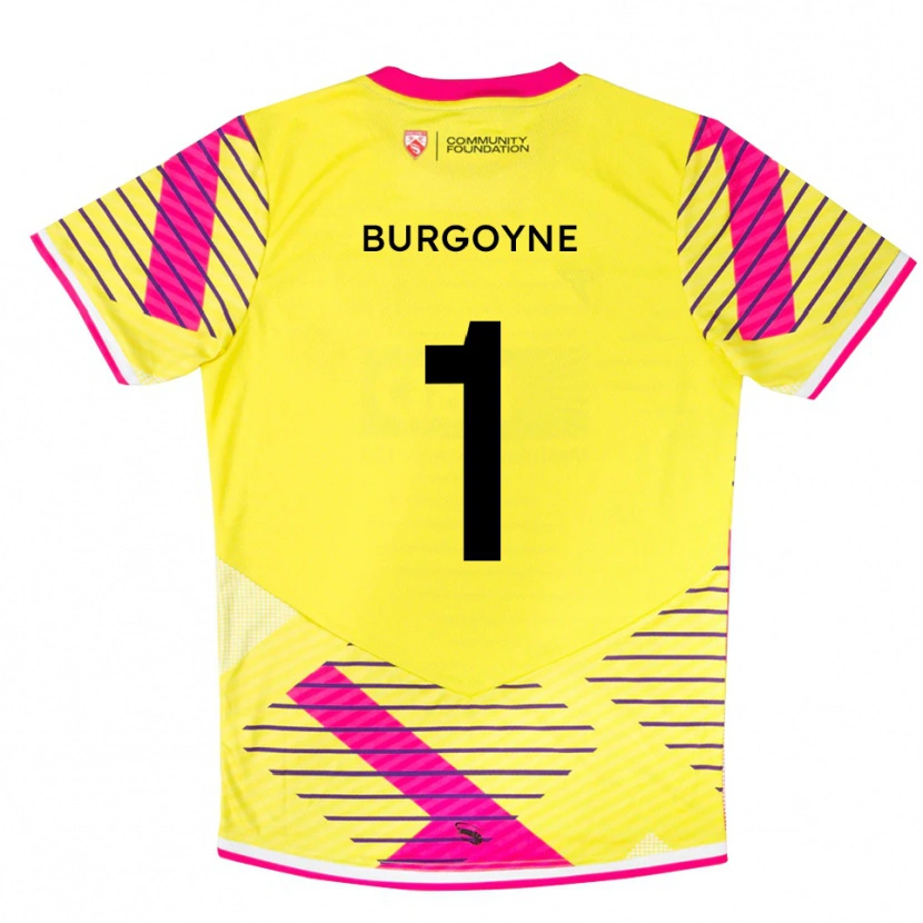 Danxen Kinder Harry Burgoyne #1 Trikot Gelb Pink Torwarttrikot 2025/26 Österreich