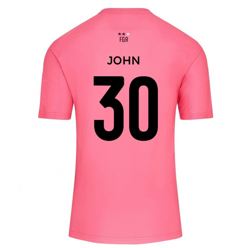 Danxen Kinder Dylan John #30 Trikot Kirschblütenrosa Torwarttrikot 2025/26 Österreich