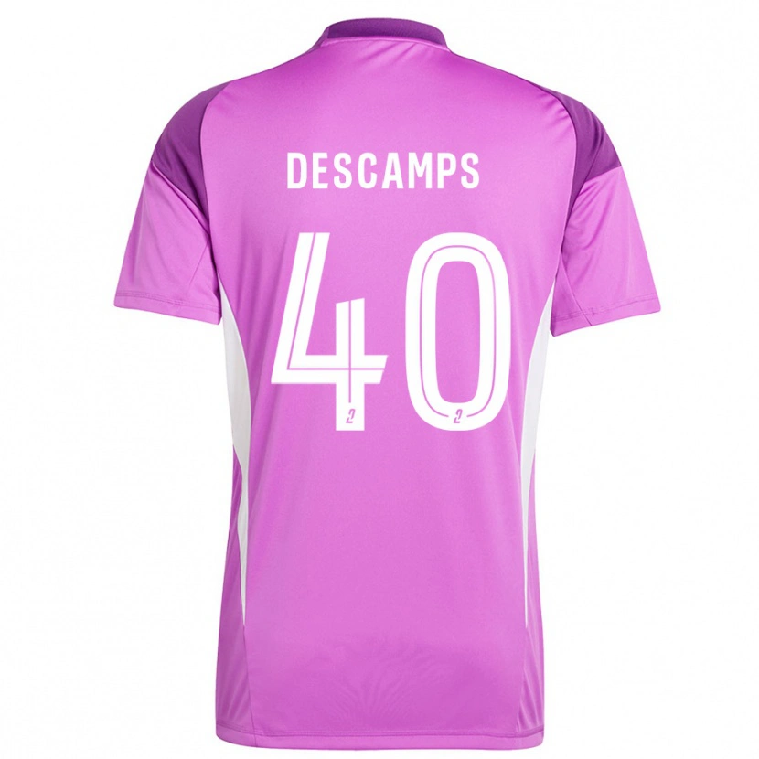 Danxen Kinder Rémy Descamps #40 Trikot Lavendel Torwarttrikot 2025/26 Österreich