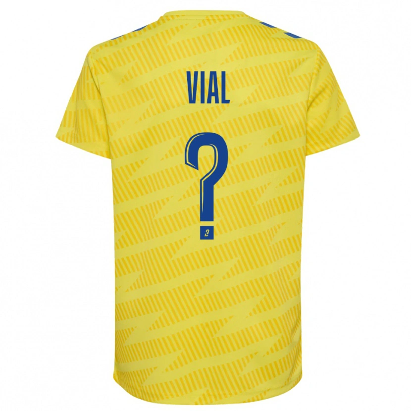 Danxen Kinder Lorik Vial #0 Trikot Gelb Blau Torwarttrikot 2025/26 Österreich