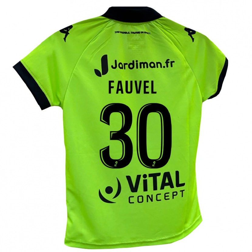 Danxen Kinder Agathe Fauvel #30 Trikot Neon Grün Torwarttrikot 2025/26 Österreich