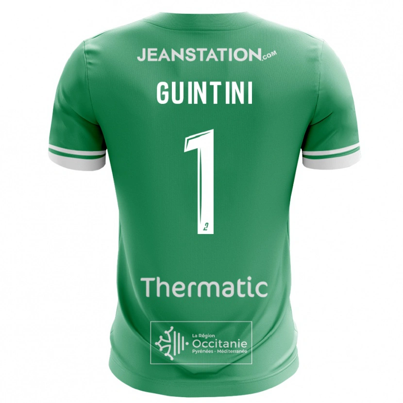 Danxen Kinder Loryan Guintini #1 Trikot Grün Weiß Torwarttrikot 2025/26 Österreich
