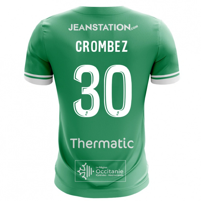 Danxen Kinder Enzo Crombez #30 Trikot Grün Weiß Torwarttrikot 2025/26 Österreich