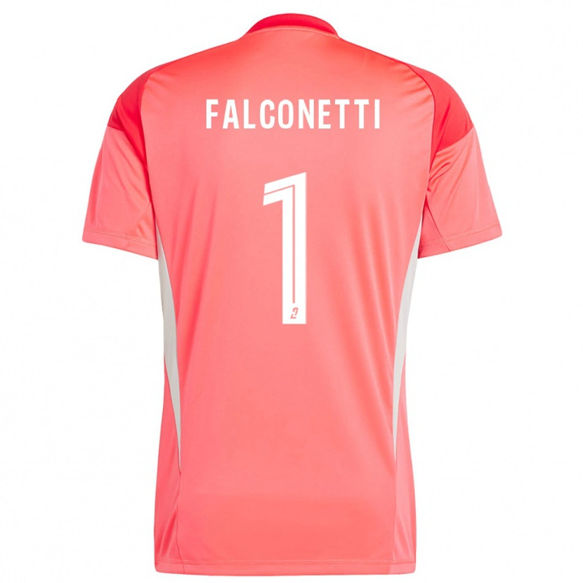 Danxen Kinder Thomas Falconetti #1 Trikot Orange Rot Weiß Torwarttrikot 2025/26 Österreich