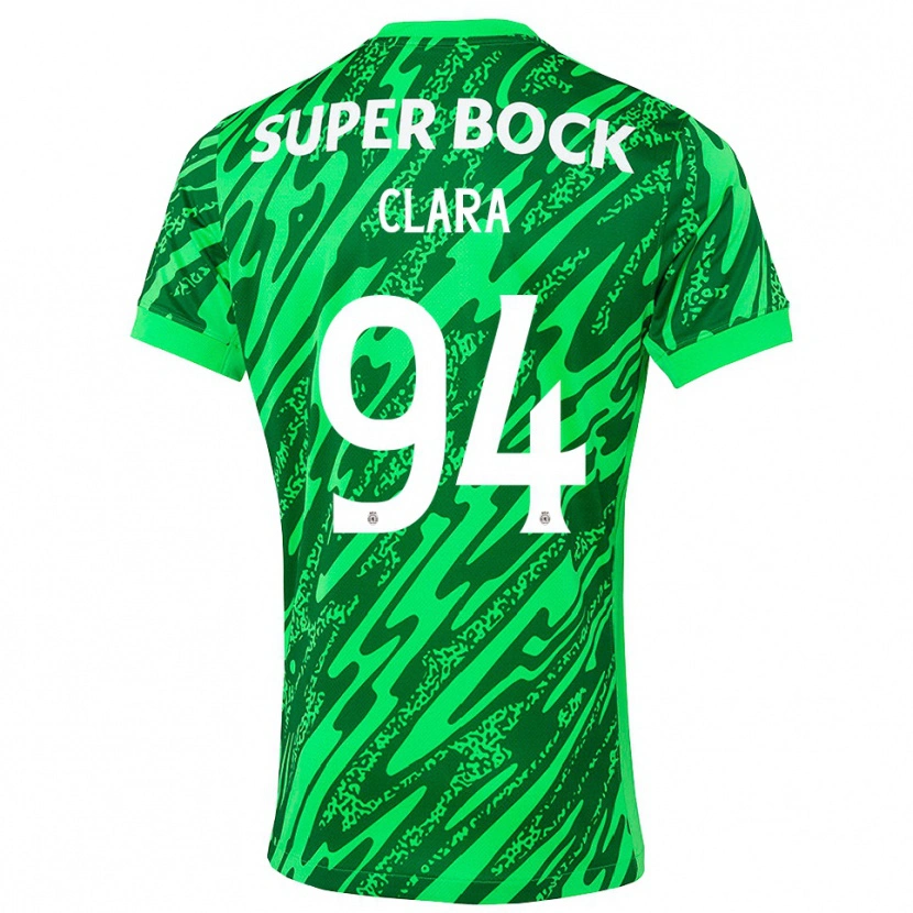 Danxen Kinder Diogo Clara #94 Trikot Grün Weiß Torwarttrikot 2025/26 Österreich