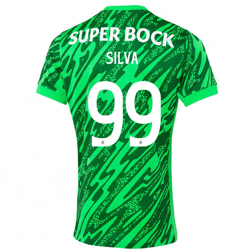 Danxen Kinder Francisco Silva #99 Trikot Grün Weiß Torwarttrikot 2025/26 Österreich