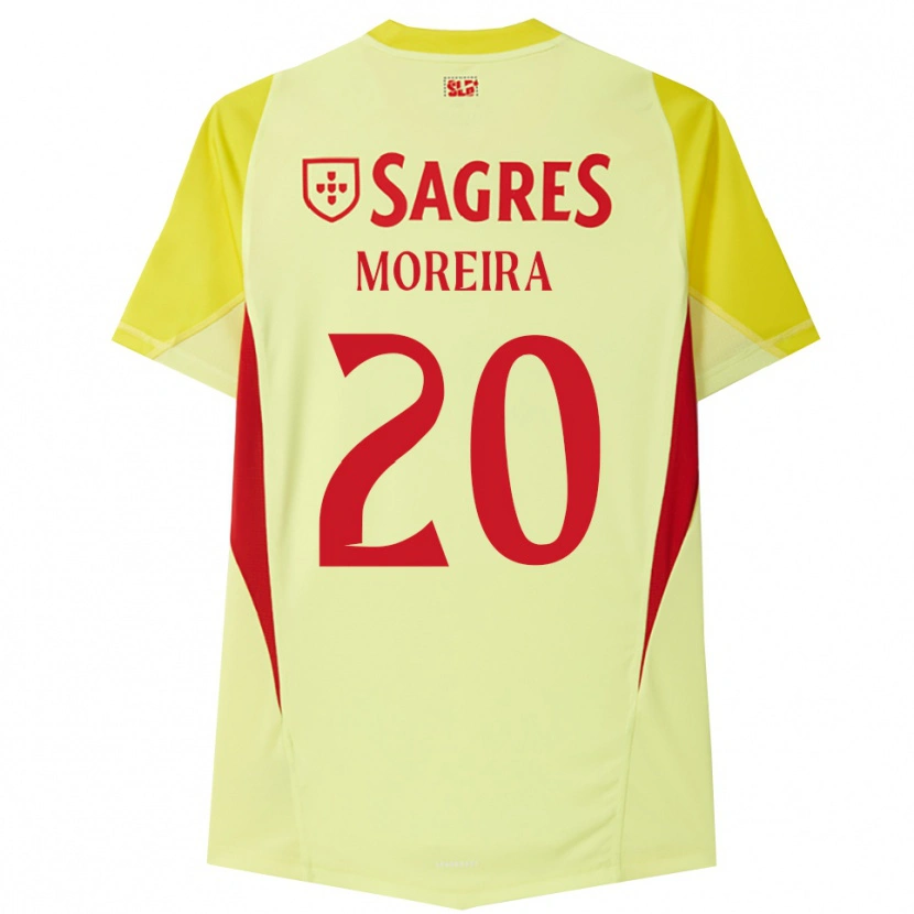 Danxen Kinder André Moreira #20 Trikot Gelb Rot Torwarttrikot 2025/26 Österreich