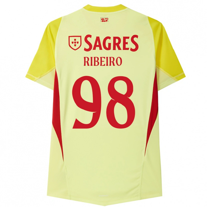 Danxen Kinder Ricardo Ribeiro #98 Trikot Gelb Rot Torwarttrikot 2025/26 Österreich