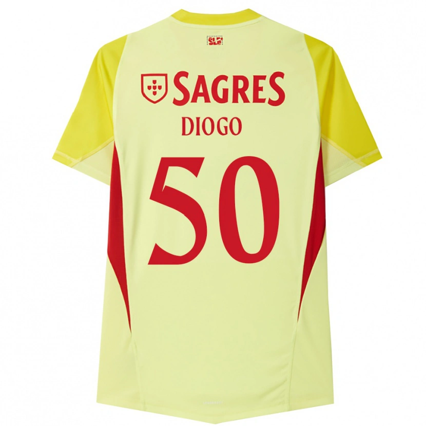 Danxen Kinder Diogo Ferreira #50 Trikot Gelb Rot Torwarttrikot 2025/26 Österreich