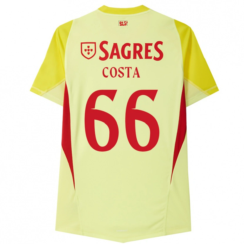 Danxen Kinder Rute Costa #66 Trikot Gelb Rot Torwarttrikot 2025/26 Österreich