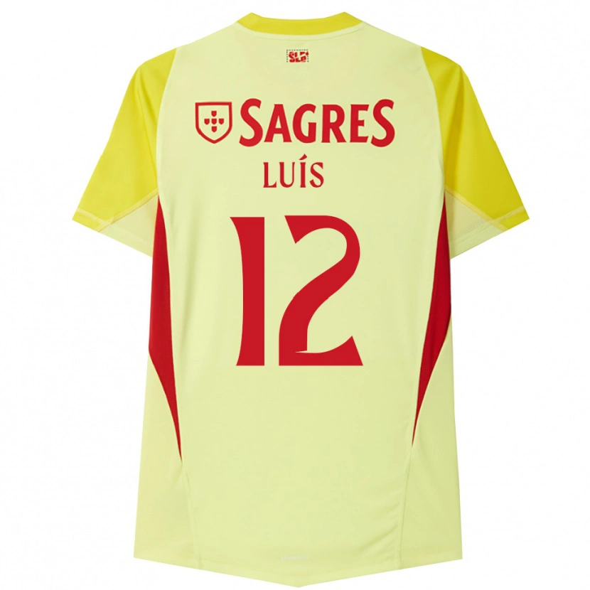 Danxen Kinder António Luís #12 Trikot Gelb Rot Torwarttrikot 2025/26 Österreich