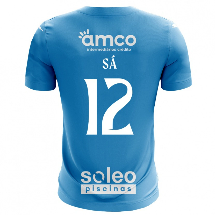 Danxen Kinder Tiago Sá #12 Trikot Blau Weiß Torwarttrikot 2025/26 Österreich