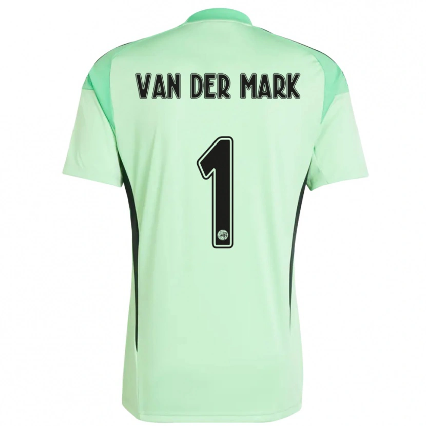 Danxen Kinder Jesper van der Mark #1 Trikot Hellgrün Schwarz Torwarttrikot 2025/26 Österreich