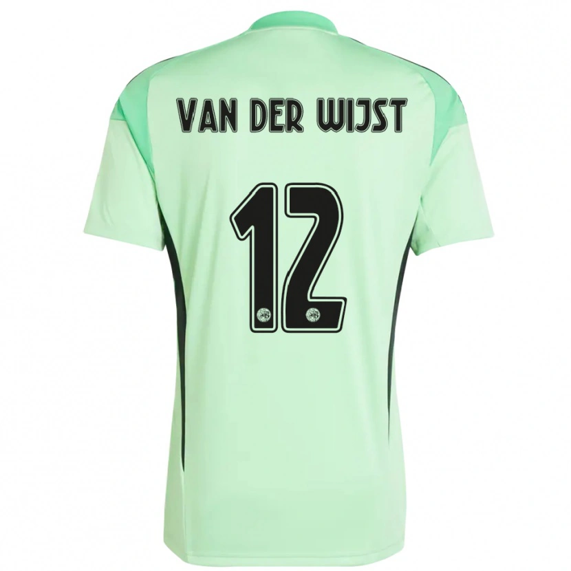 Danxen Kinder Giovanni van der Wijst #12 Trikot Hellgrün Schwarz Torwarttrikot 2025/26 Österreich
