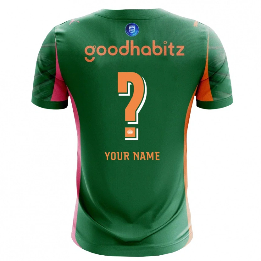 Danxen Kinder PSV Eindhoven Trikot Grün Orange Torwarttrikot 2025/26 Österreich
