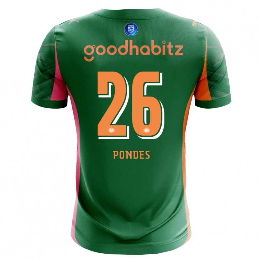 Danxen Kinder Moon Pondes #26 Trikot Grün Orange Torwarttrikot 2025/26 Österreich
