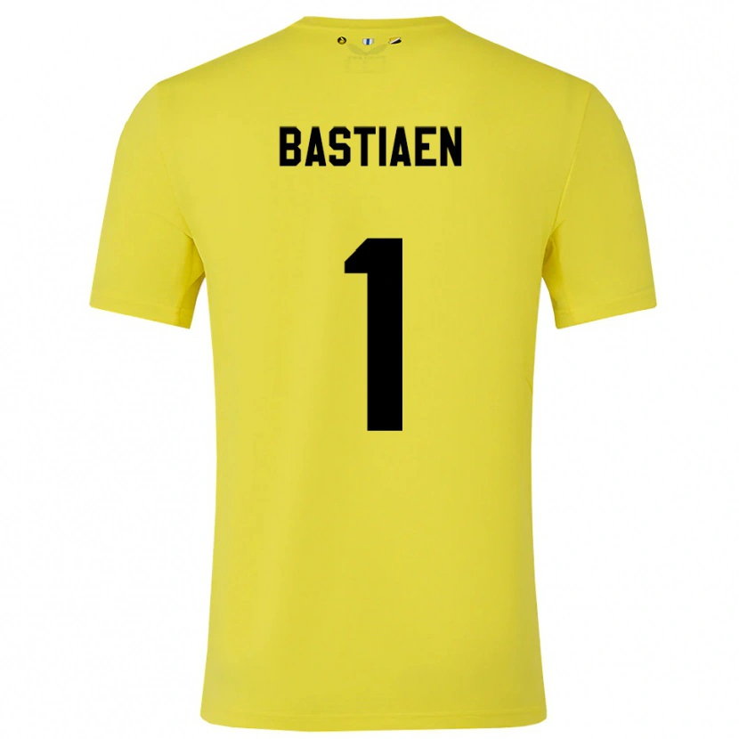 Danxen Kinder Femke Bastiaen #1 Trikot Gelb Schwarz Torwarttrikot 2025/26 Österreich