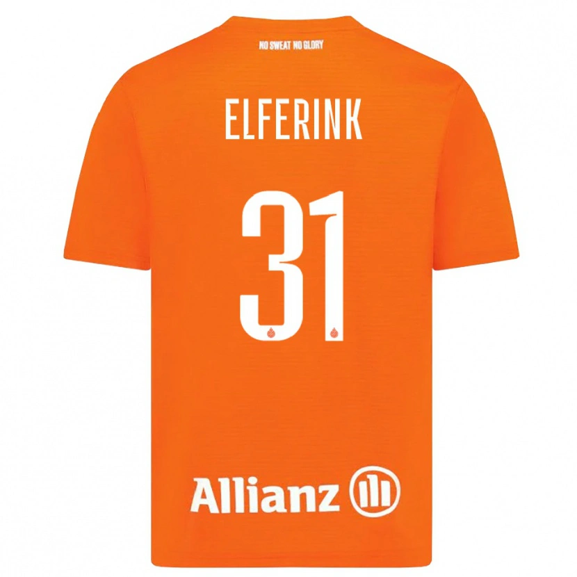 Danxen Kinder Marie Elferink #31 Trikot Orange Weiß Torwarttrikot 2025/26 Österreich