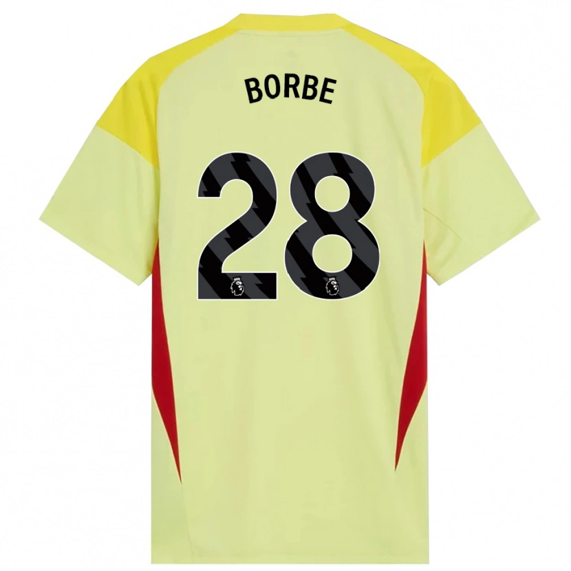 Danxen Kinder Anneke Borbe #28 Trikot Gelb Rot Schwarz Torwarttrikot 2025/26 Österreich