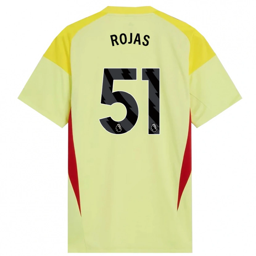 Danxen Kinder Alexéi Rojas #51 Trikot Gelb Rot Schwarz Torwarttrikot 2025/26 Österreich