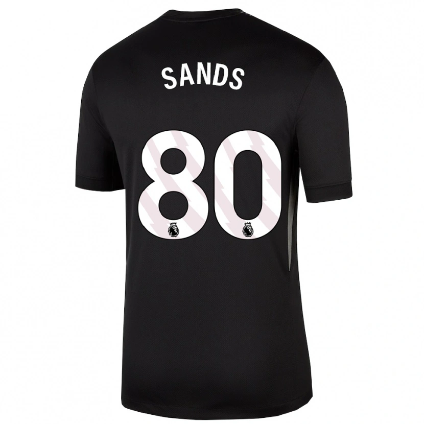 Danxen Kinder Hudson Sands #80 Trikot Schwarz Weiß Torwarttrikot 2025/26 Österreich