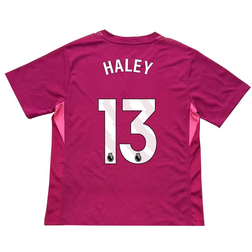 Danxen Kinder Micah Haley #13 Trikot Rosenweiß Torwarttrikot 2025/26 Österreich