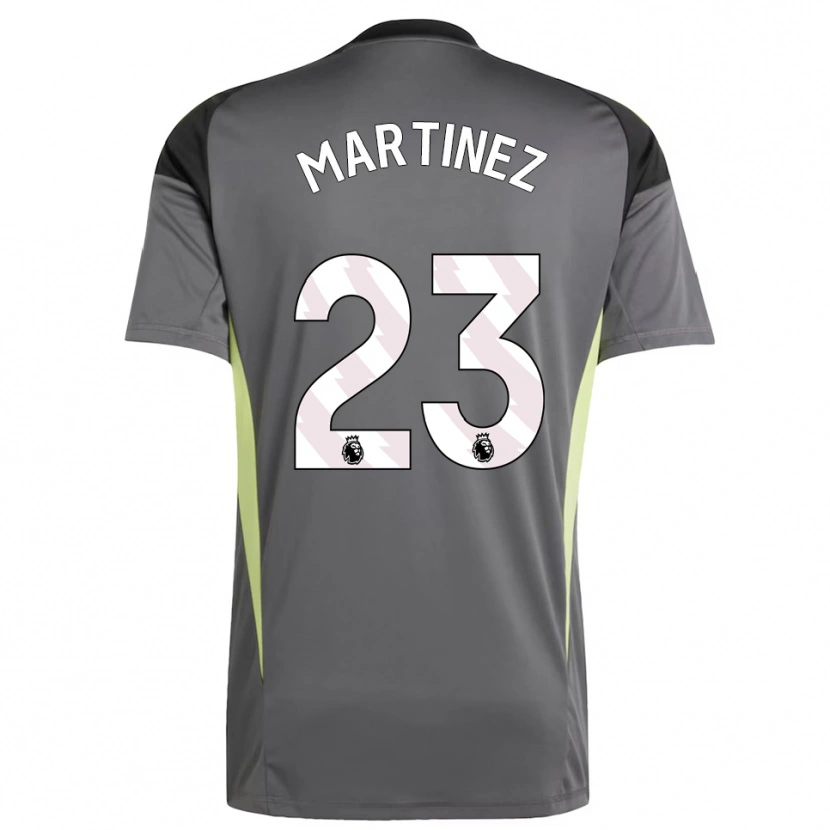 Danxen Kinder Emiliano Martínez #23 Trikot Dunkelgrau Schwarz Torwarttrikot 2025/26 Österreich