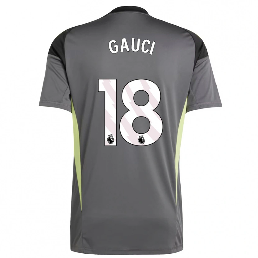 Danxen Kinder Joe Gauci #18 Trikot Dunkelgrau Schwarz Torwarttrikot 2025/26 Österreich