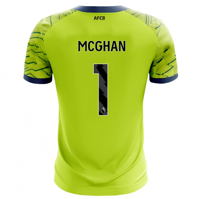 Danxen Kinder Hayden McGhan #1 Trikot Grün Gelb Torwarttrikot 2025/26 Österreich