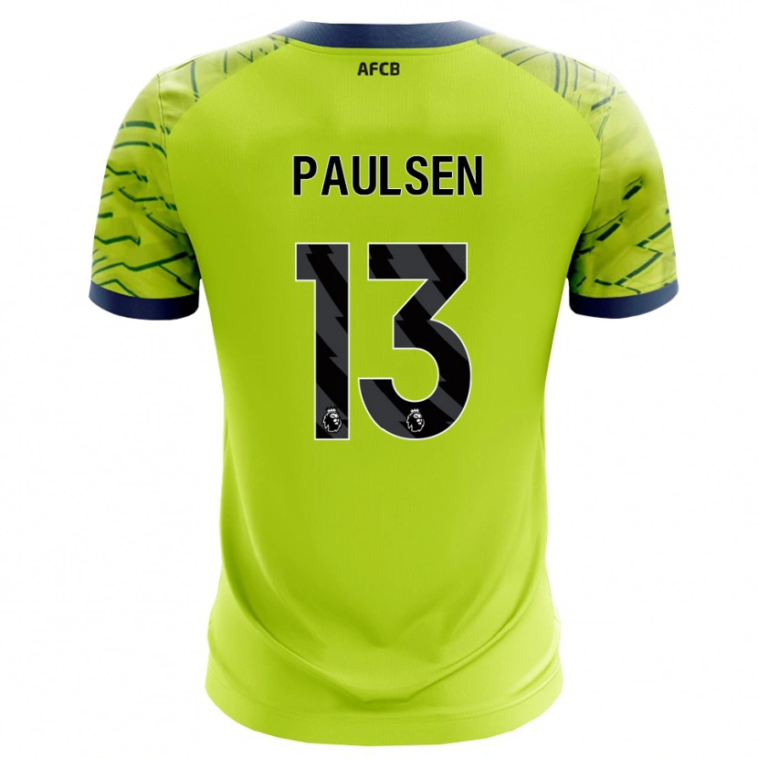 Danxen Kinder Alex Paulsen #13 Trikot Grün Gelb Torwarttrikot 2025/26 Österreich