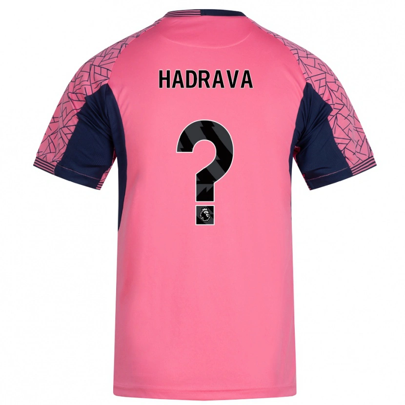 Danxen Kinder Lily Hadrava #0 Trikot Rosa Schwarz Torwarttrikot 2025/26 Österreich