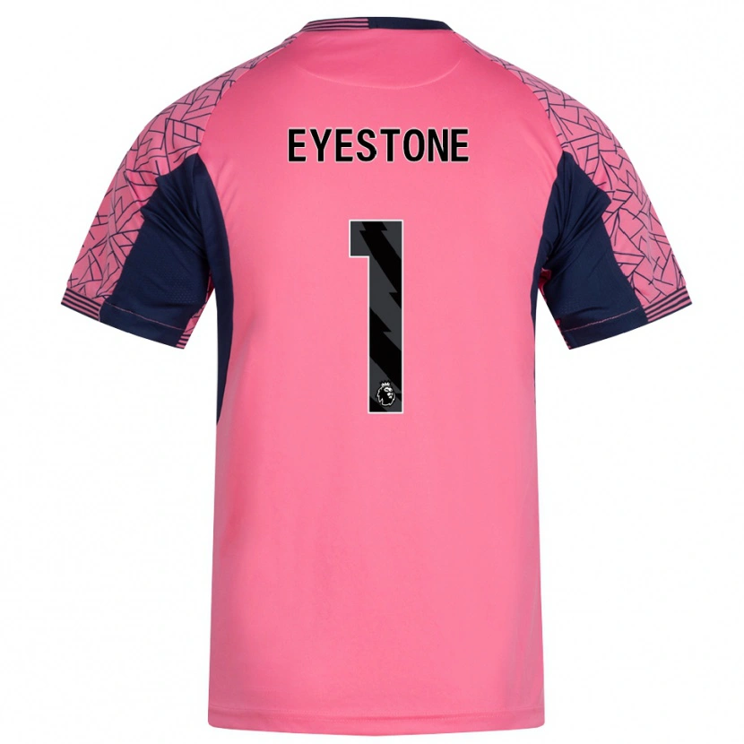 Danxen Kinder Julian Eyestone #1 Trikot Rosa Schwarz Torwarttrikot 2025/26 Österreich