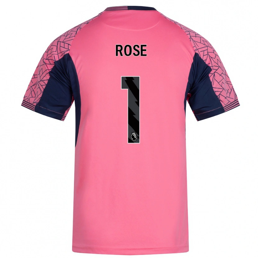 Danxen Kinder Reggie Rose #1 Trikot Rosa Schwarz Torwarttrikot 2025/26 Österreich