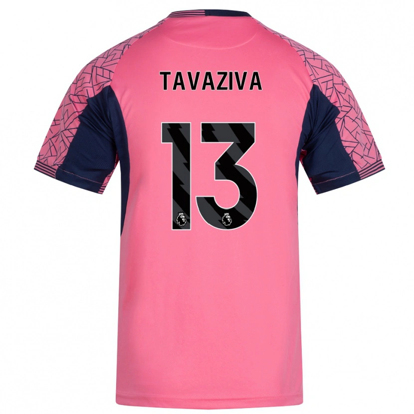 Danxen Kinder Marley Tavaziva #13 Trikot Rosa Schwarz Torwarttrikot 2025/26 Österreich