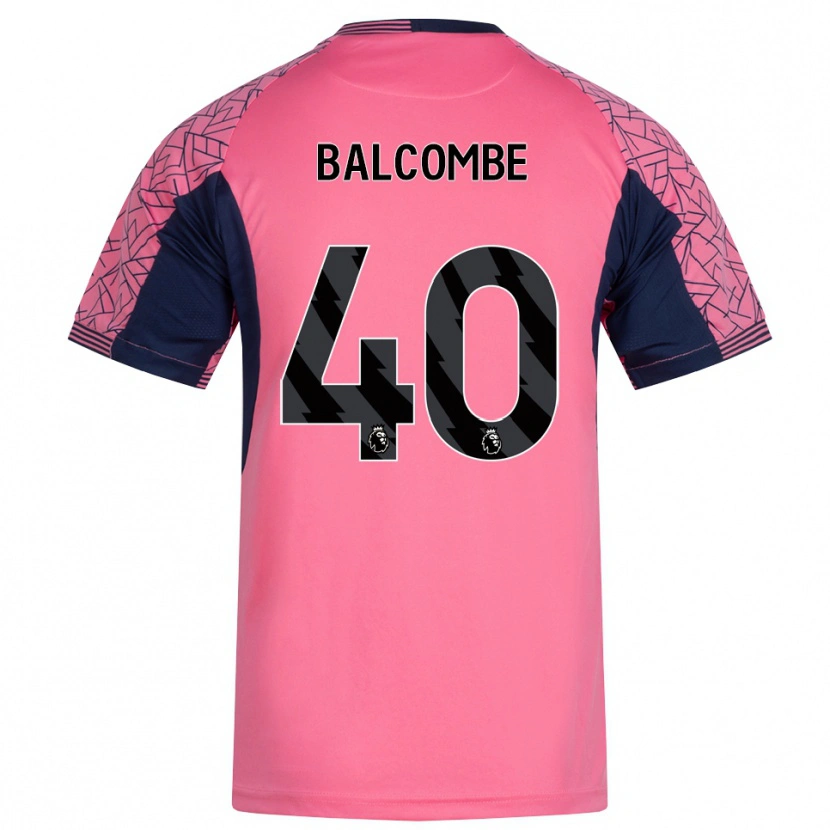 Danxen Kinder Ellery Balcombe #40 Trikot Rosa Schwarz Torwarttrikot 2025/26 Österreich