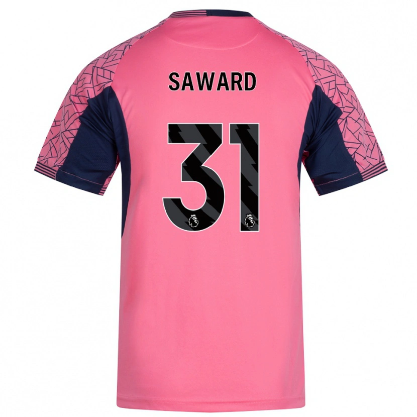 Danxen Kinder Sammie Saward #31 Trikot Rosa Schwarz Torwarttrikot 2025/26 Österreich
