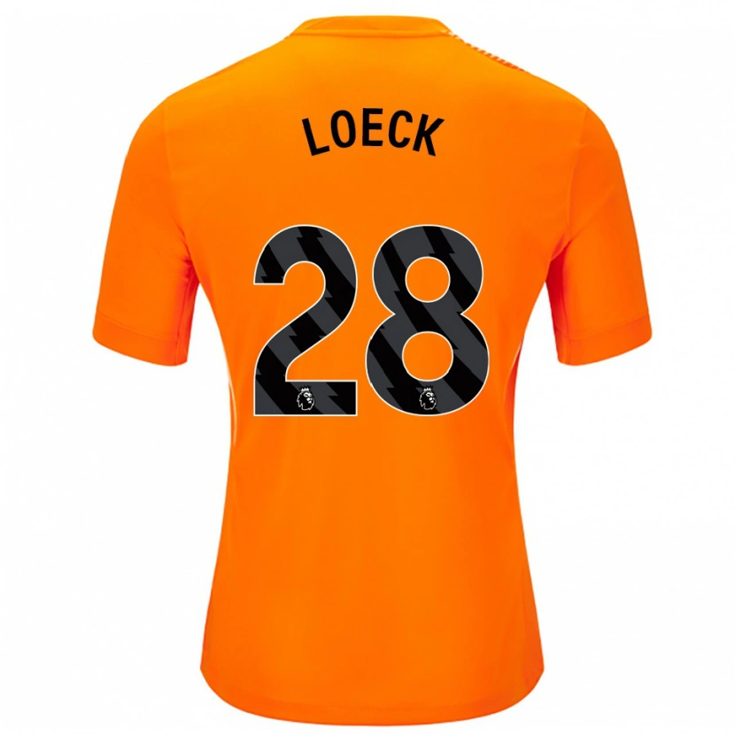 Danxen Kinder Melina Loeck #28 Trikot Orange Schwarz Torwarttrikot 2025/26 Österreich