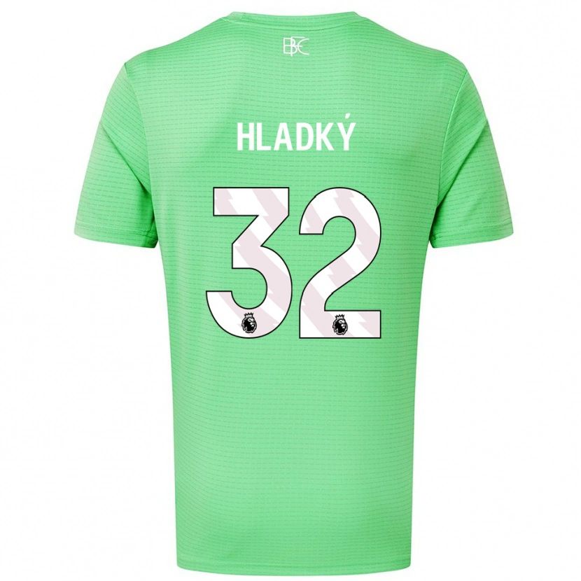 Danxen Kinder Vaclav Hladky #32 Trikot Mittelgrün Torwarttrikot 2025/26 Österreich