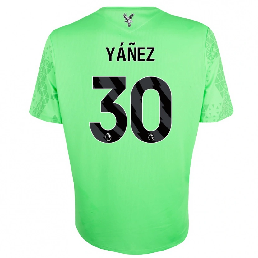 Danxen Kinder Shae Yáñez #30 Trikot Grün Schwarz Torwarttrikot 2025/26 Österreich