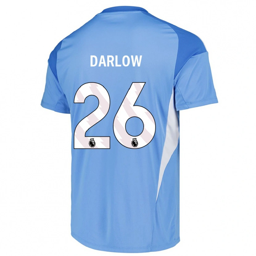 Danxen Kinder Karl Darlow #26 Trikot Himmelsblau Weiß Torwarttrikot 2025/26 Österreich