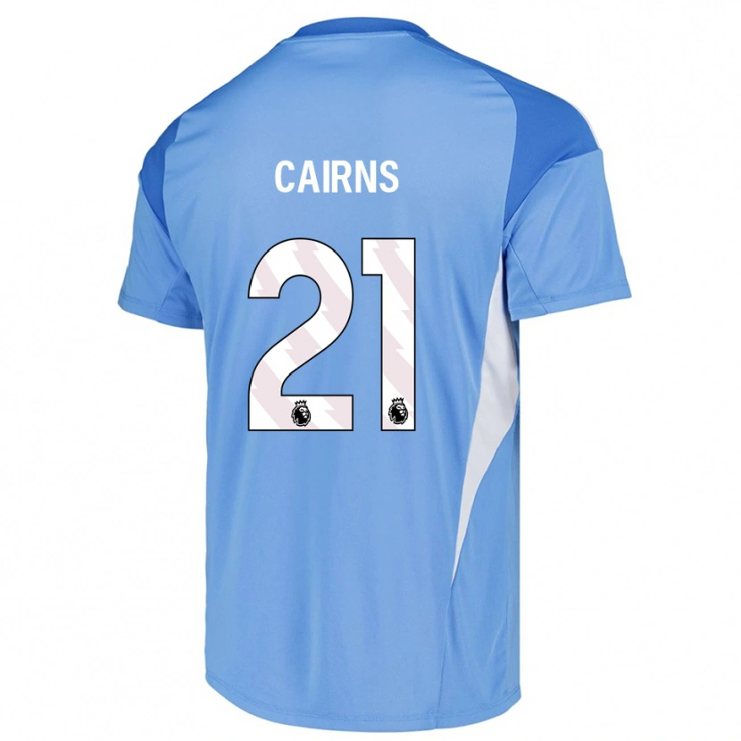 Danxen Kinder Alex Cairns #21 Trikot Himmelsblau Weiß Torwarttrikot 2025/26 Österreich