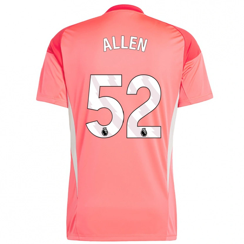 Danxen Kinder Michael Allen #52 Trikot Rot Weiß Torwarttrikot 2025/26 Österreich
