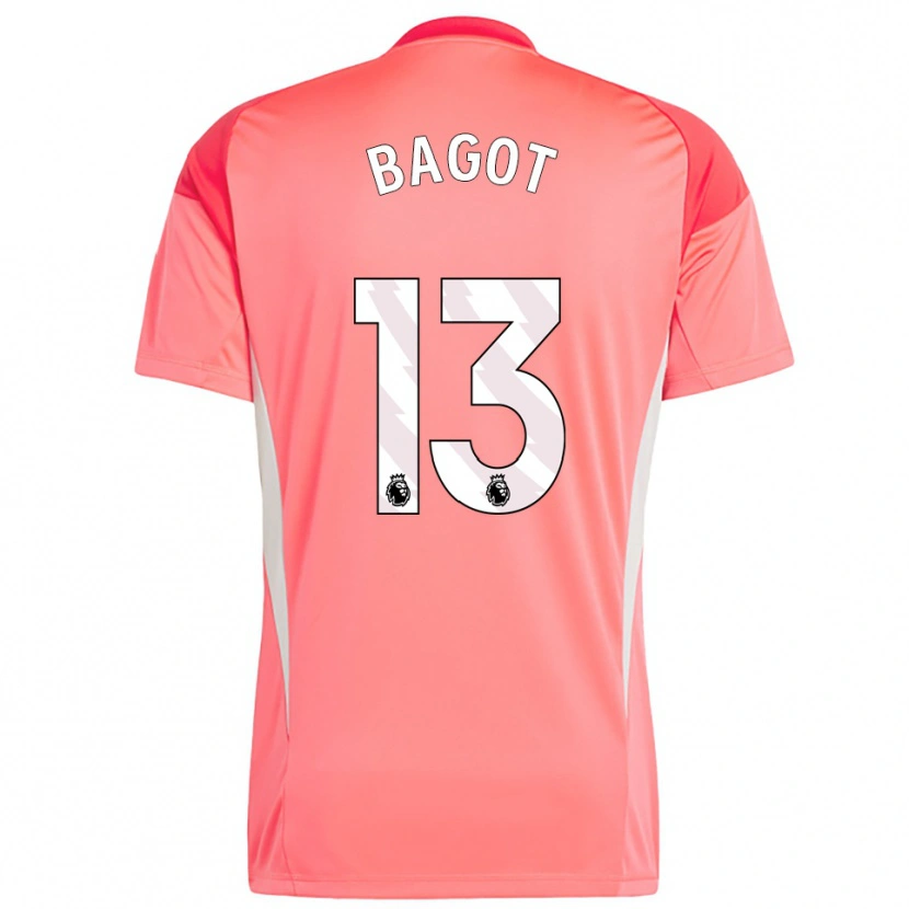 Danxen Kinder Matthew Bagot #13 Trikot Rot Weiß Torwarttrikot 2025/26 Österreich