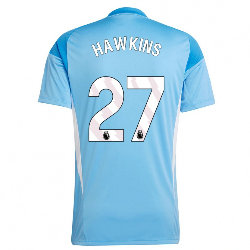 Danxen Kinder Hannah Hawkins #27 Trikot Blau Weiß Torwarttrikot 2025/26 Österreich