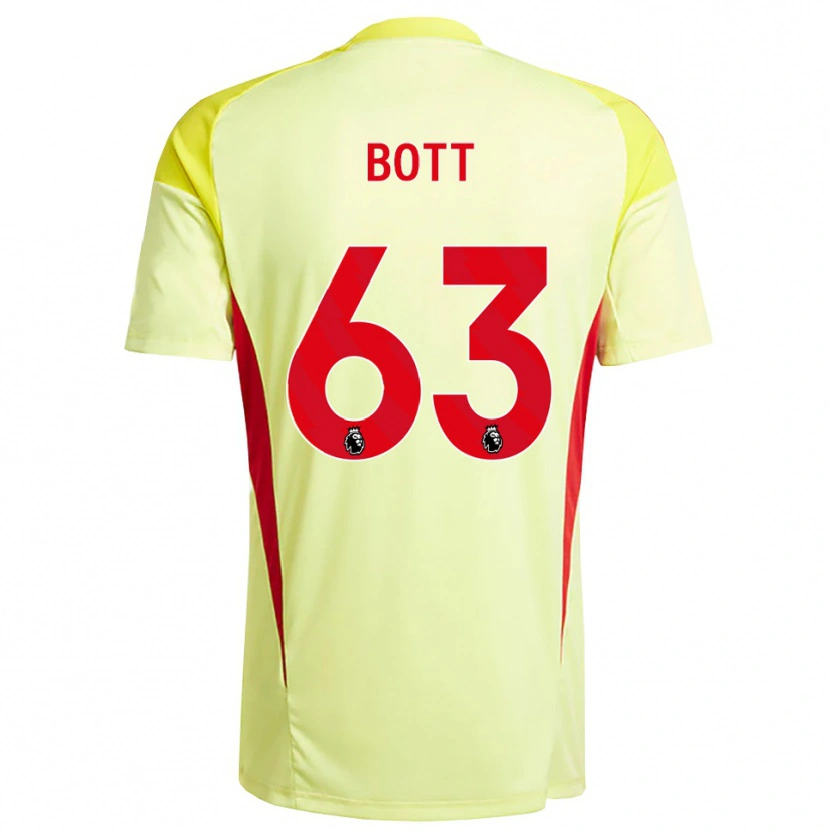 Danxen Kinder Aaron Bott #63 Trikot Hellgelb Orange Torwarttrikot 2025/26 Österreich