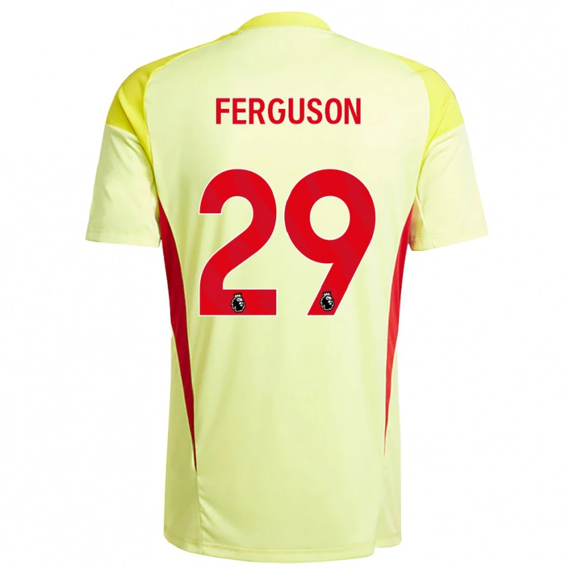 Danxen Kinder Georgie Ferguson #29 Trikot Hellgelb Orange Torwarttrikot 2025/26 Österreich
