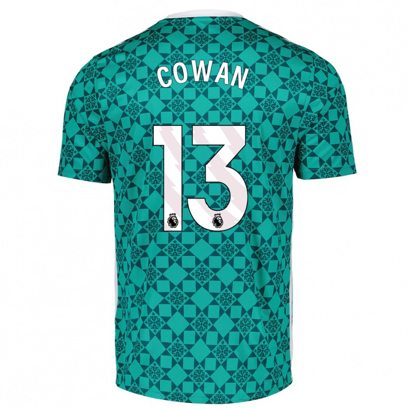 Danxen Kinder Joe Cowan #13 Trikot Grün Weiß Torwarttrikot 2025/26 Österreich