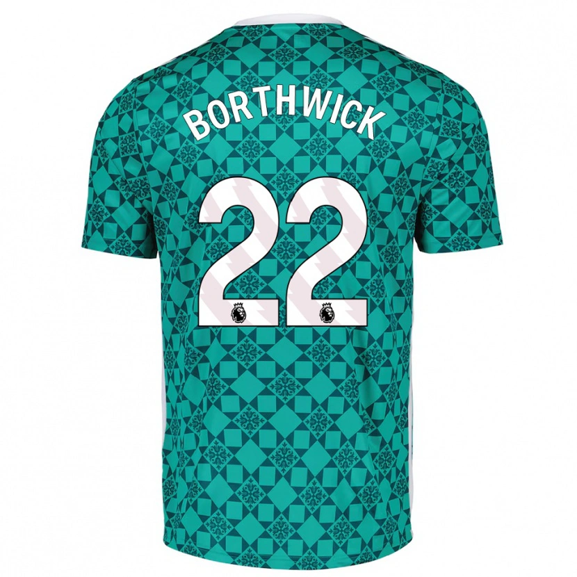 Danxen Kinder Megan Borthwick #22 Trikot Grün Weiß Torwarttrikot 2025/26 Österreich