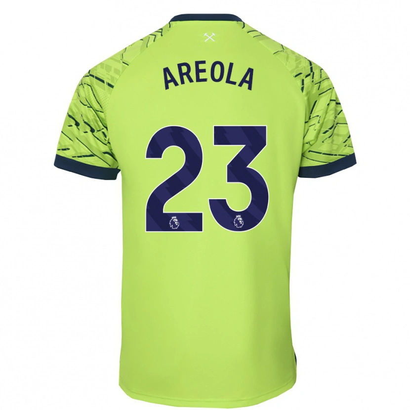 Danxen Kinder Alphonse Areola #23 Trikot Leuchtendes Grün Torwarttrikot 2025/26 Österreich