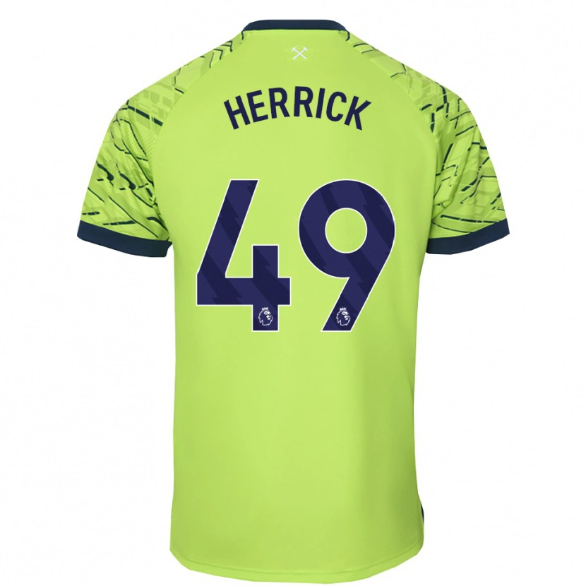 Danxen Kinder Finlay Herrick #49 Trikot Leuchtendes Grün Torwarttrikot 2025/26 Österreich